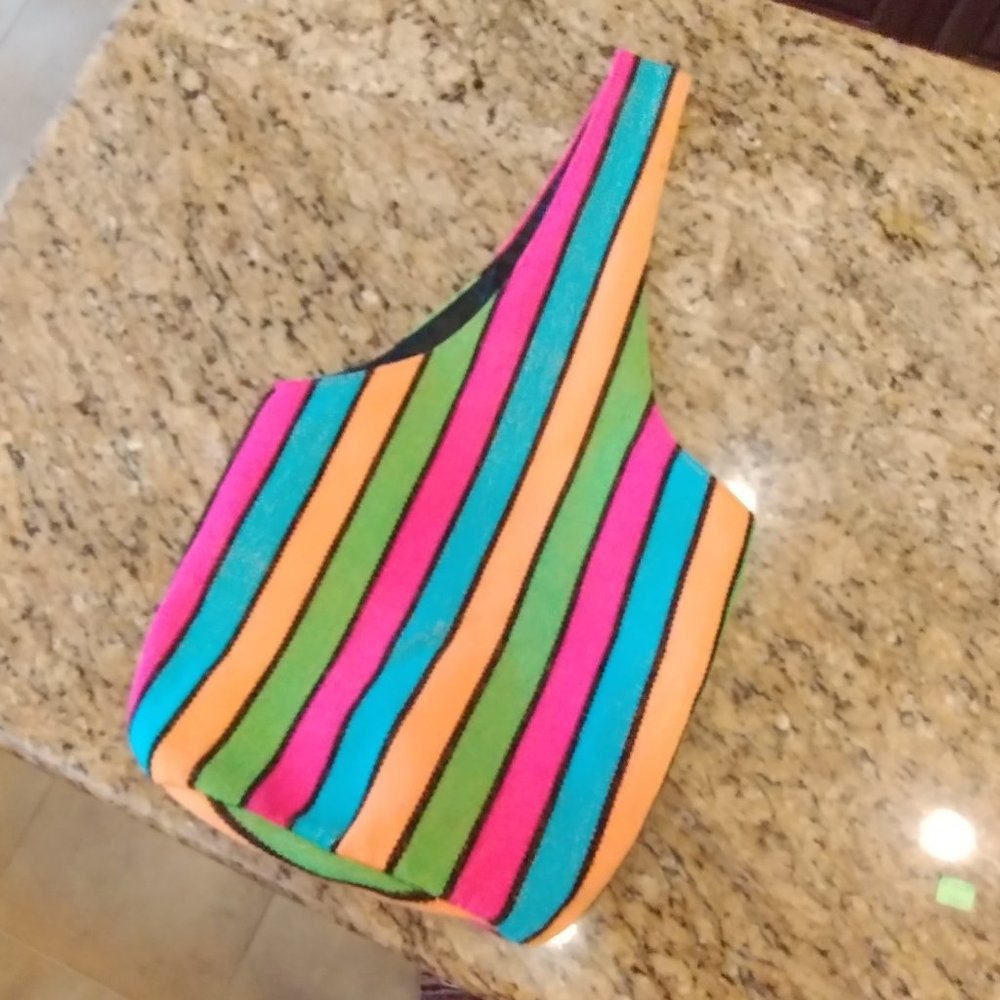 Multi Color Cloth Shoulder Bag by Artesanias Lumian - Picture 3 of 13